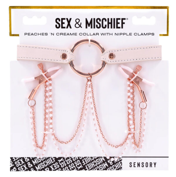 Peaches ‘N Creame Collar with Nipple Clamps - Image 5