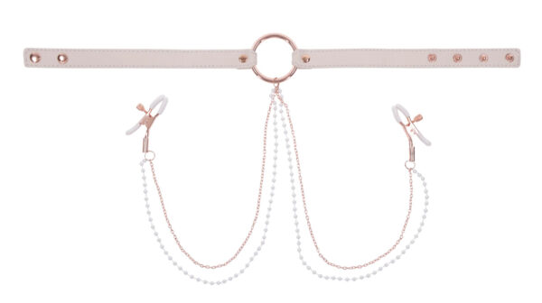 Peaches ‘N Creame Collar with Nipple Clamps - Image 4